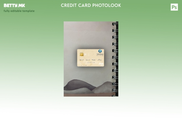 модерен стил Јужна Кореја Shinhan финансиска група виза дебитна картичка photolo